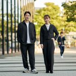 ペアコーデセットアップスーツブラック