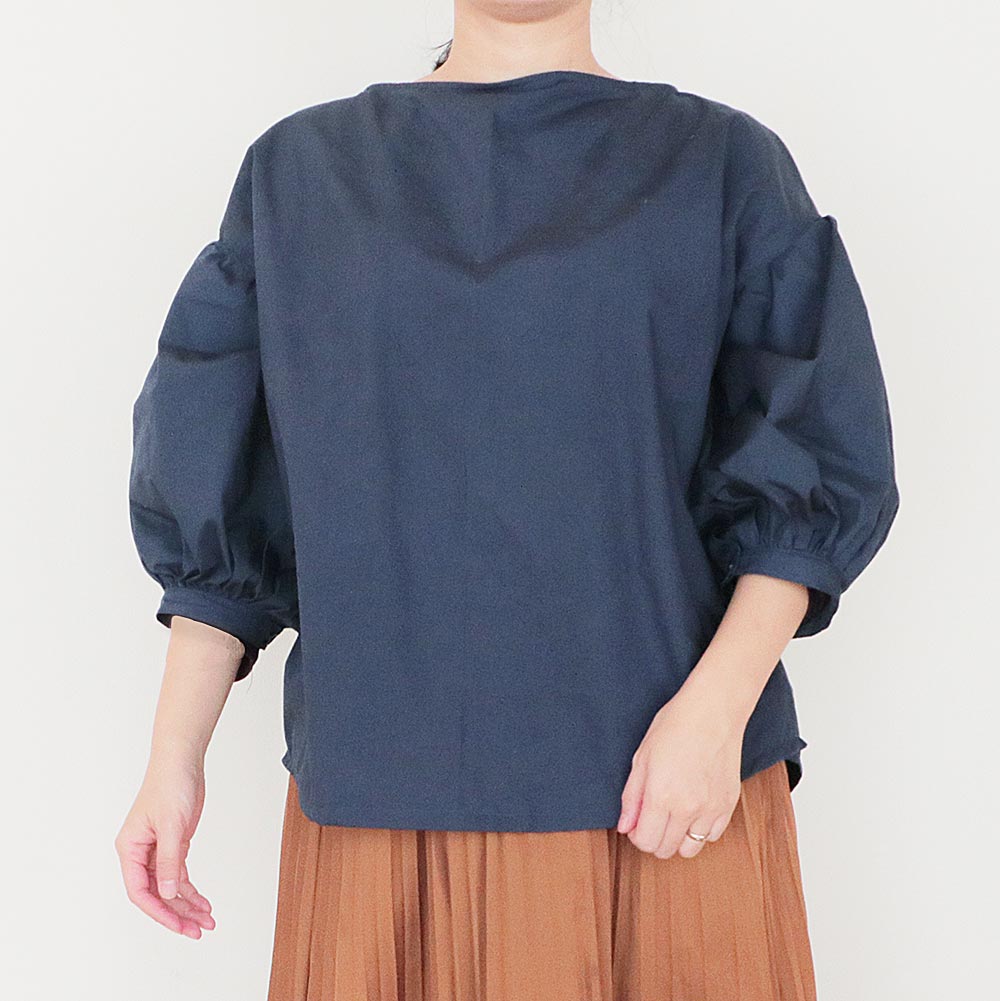 もりのがっこう・暮らしが豊かになる服作り(ブティック社)に載ってたブラウス、作って着てみました!