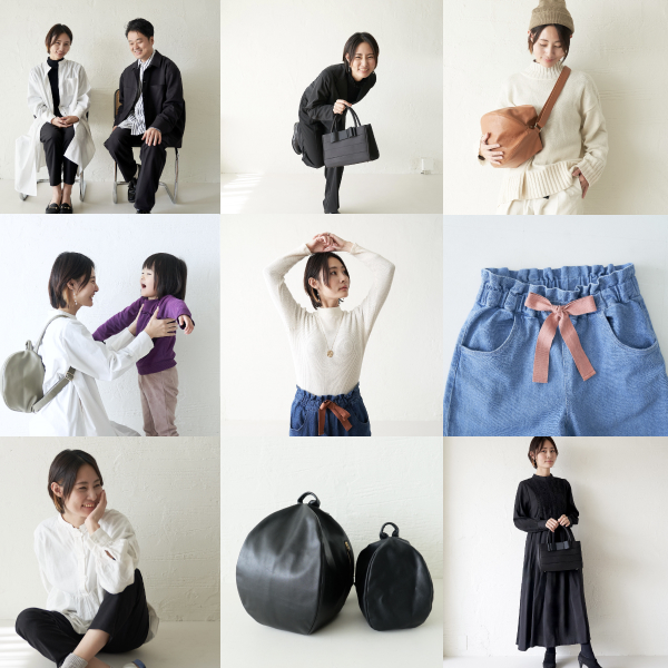 もりのがっこうバッグお洋服ブランド鞄アパレル40代ころんとリュック作家